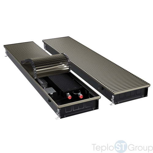 Конвектор внутрипольный Royal Thermo ATRIUM TURBO-90/300/2200-DG-U-DB - купить оптом с доставкой по России