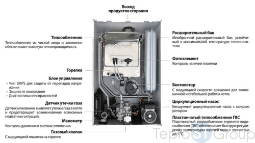 Котел газовый Kiturami World Alpha 13 настенный двухконтурный - купить оптом у дилера TeploSTGroup по всей России ✅ ☎ 8 (800) 600-96-13 фото 2