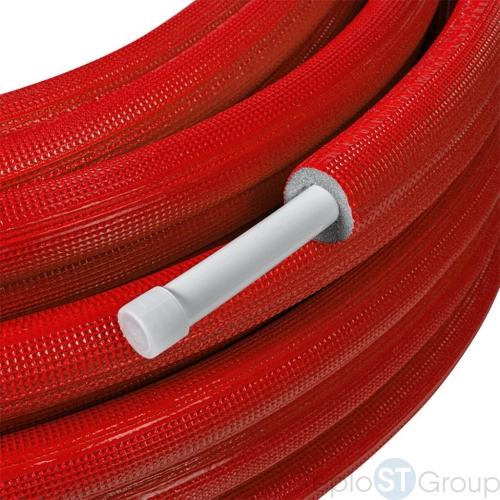 SPI-0001-052630 Stout Труба металлопластиковая в теплоизоляции 26х3,0 (бухта 50 м) (красная) - купить оптом с доставкой по России фото 2