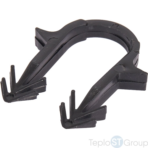 Stout SMF-0004 Скоба якорная с двойным креплением для труб д.16-20мм, цвет черный - купить оптом с доставкой по России