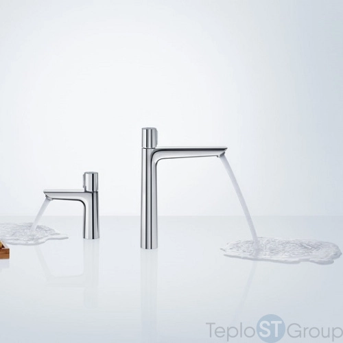 Смеситель для раковины Hansgrohe Talis Select E 240 71753000 без донного клапана - купить с доставкой по России фото 2