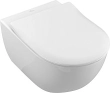 Подвесной унитаз Villeroy & Boch Subway 2.0 с микролифтом, безободковый 5614R2R1 - купить с доставкой по России