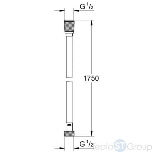 Душевой шланг Grohe Silverflex 175 28388GL1 золото - купить с доставкой по России фото 2