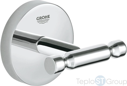 Крючок двойной для ванной Grohe BauCosmopolitan 40461001 хром - купить с доставкой по России