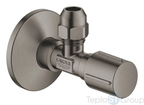 Вентиль угловой Grohe 22039AL0 1/2″-3/8″ темный графит, матовый - купить с доставкой по России