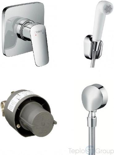 Комплект гигиенического душа Hansgrohe Logis E SetLogisG (71604000+13620180 +27454000+32127000) - купить с доставкой по России