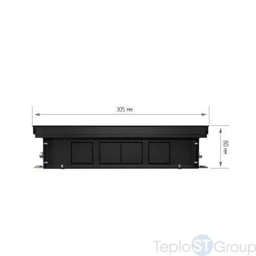 Конвектор внутрипольный Royal Thermo ATRIUM TURBO-80/300/3000-DG-U-NA - купить оптом с доставкой по России фото 5