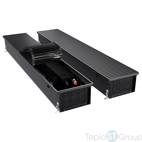 Конвектор внутрипольный Royal Thermo ATRIUM TURBO-150/250/2600-DG-U-BL - купить оптом с доставкой по России