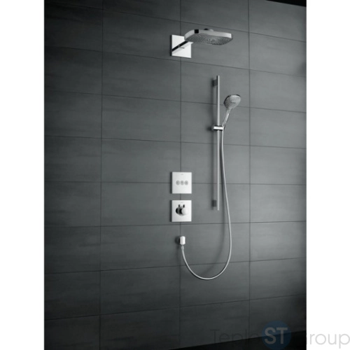 Душевой гарнитур Hansgrohe Raindance Select 26621000 хром - купить оптом у дилера TeploSTGroup по всей России ✅ ☎ 8 (800) 600-96-13 фото 7