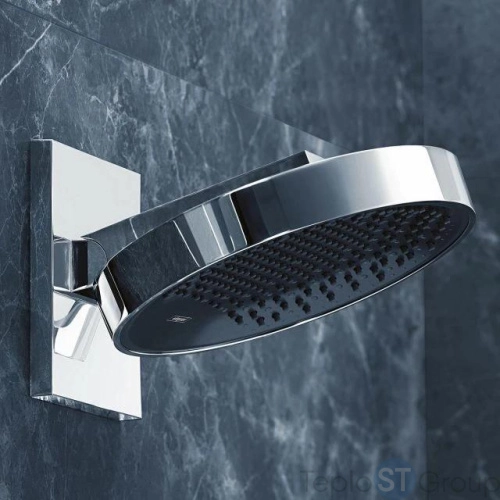 Верхний душ Hansgrohe Rainfinity 250 1jet 26226000 с настенным креплением, хром - купить оптом у дилера TeploSTGroup по всей России ✅ ☎ 8 (800) 600-96-13 фото 4