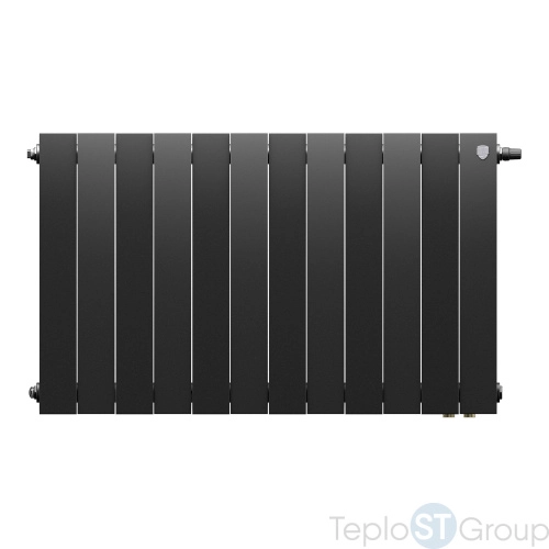 Радиатор Royal Thermo PianoForte 500 Noir Sable VDR80 - 12 секц. - купить оптом у дилера TeploSTGroup по всей России ✅ ☎ 8 (800) 600-96-13 фото 2