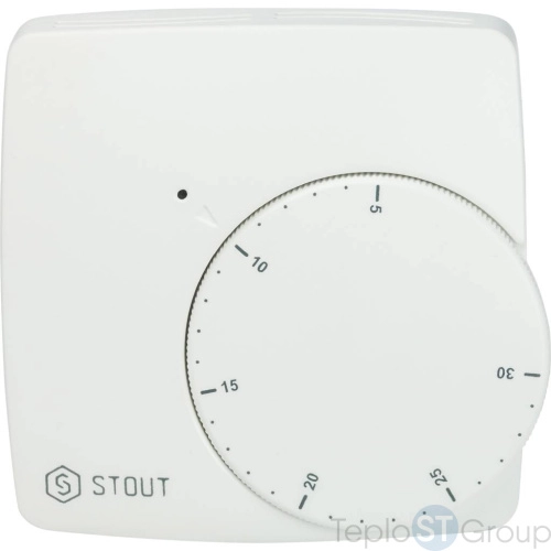 Stout STE-0002-000003 проводной электронный термостат WFHT-BASIC со светодиодом - купить с доставкой по России