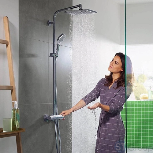 Верхний душ Grohe Rainshower F 27271000 - купить оптом у дилера TeploSTGroup по всей России ✅ ☎ 8 (800) 600-96-13 фото 7