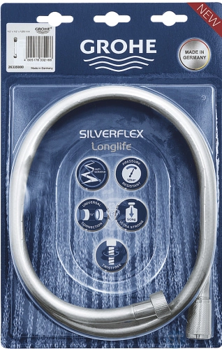 Шланг для душа Grohe Silverflex 1,25м 26335000 - купить с доставкой по России фото 2