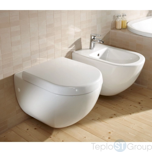 Подвесной унитаз Villeroy & Boch Subway  66001001 - купить с доставкой по России фото 6