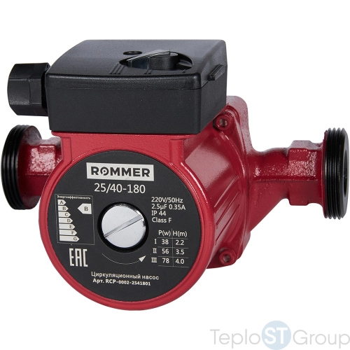 Циркуляционный насос Rommer 25/40-180 - купить оптом с доставкой по России