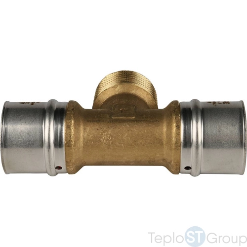 Stout Тройник-переходник с наружной резьбой 32х1 х32 для металлопластиковых труб прессовой - купить оптом с доставкой по России фото 4