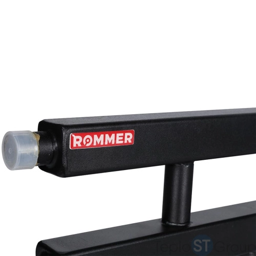 Rommer RDG-0060-014045 Rommer Коллектор (дублер рядный) с гидроразделителем на 4+1 контура до 60 кВт - купить с доставкой по России фото 6