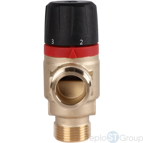 Rommer RVM-0121-164320 Термостатический смесительный клапан для систем отопления и ГВС 3/4  НР 20-43°С KV 1,6 (боковое смешивание) - купить оптом с доставкой по России фото 3