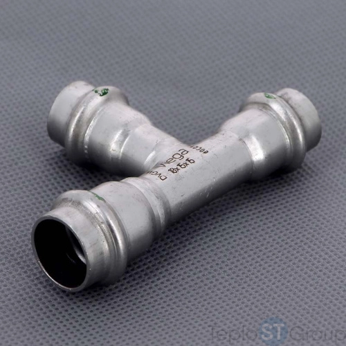 Тройник пресс нержавеющая сталь Sanpress Inox VIEGA 18x15x15 (452469) - купить оптом с доставкой по России
