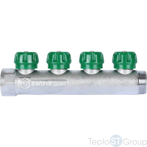 Stout SMB-6850-013404 коллектор регулирующий 1 , 4 отвода 3/4 ЕК - купить оптом у дилера TeploSTGroup по всей России ✅ ☎ 8 (800) 600-96-13 фото 7