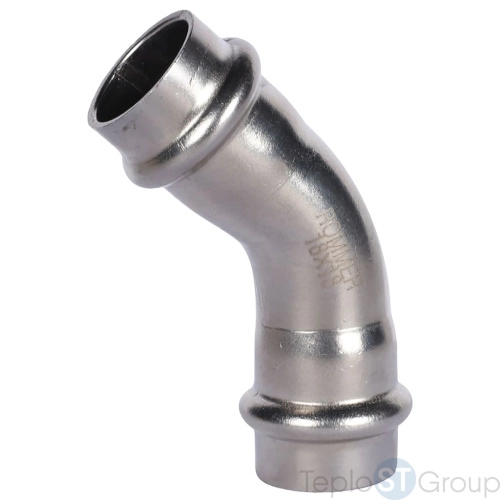 Rommer RSS-0005-000018 Rommer Угольник 45°-ВПр, 18, из нержавеющей стали прессовой - купить оптом с доставкой по России