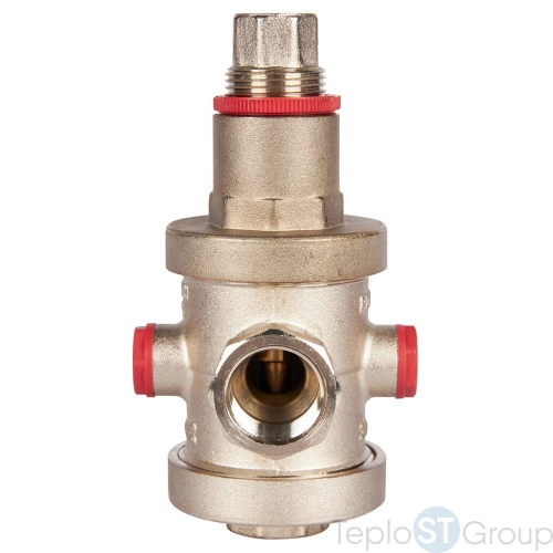 Rommer RVS-0008-000015 Rommer Редуктор давления PN25 вн/вн 1/2 с выходом под манометр - купить оптом с доставкой по России фото 5