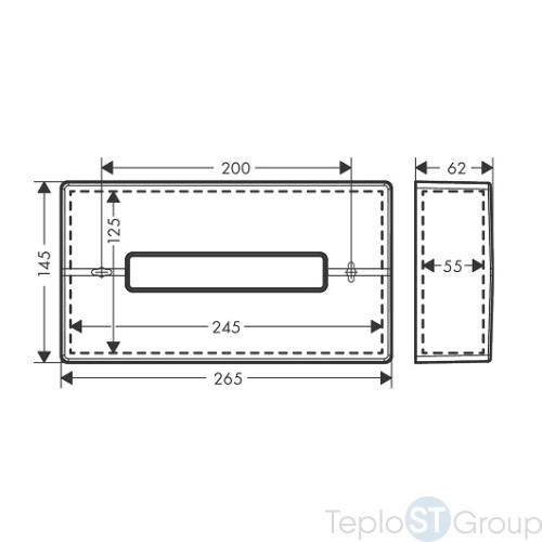 Держатель бумажных полотенец Hansgrohe AddStoris 41774000 - купить оптом у дилера TeploSTGroup по всей России ✅ ☎ 8 (800) 600-96-13 фото 2