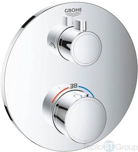 Термостат для ванны с душем Grohe Grohtherm 24076000 - купить оптом у дилера TeploSTGroup по всей России ✅ ☎ 8 (800) 600-96-13