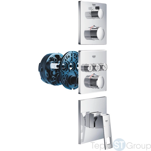 Термостатический смеситель для душа GROHE Grohtherm 24079000 хром - купить с доставкой по России фото 5