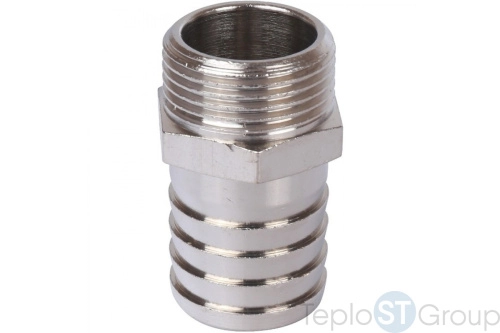 Stout Штуцер НР никелированный 3/8 x10 - купить оптом с доставкой по России