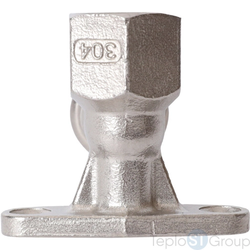 Rommer RSS-0011-001812 Rommer Угольник настенный с креплением-ВР, 18х1/2, из нержавеющей стали прессовой - купить с доставкой по России фото 5