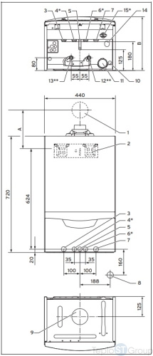 Газовый настенный котел Vaillant ecoTEC Plus VU INT IV 306/5-5 конденсационный - купить с доставкой по России фото 2