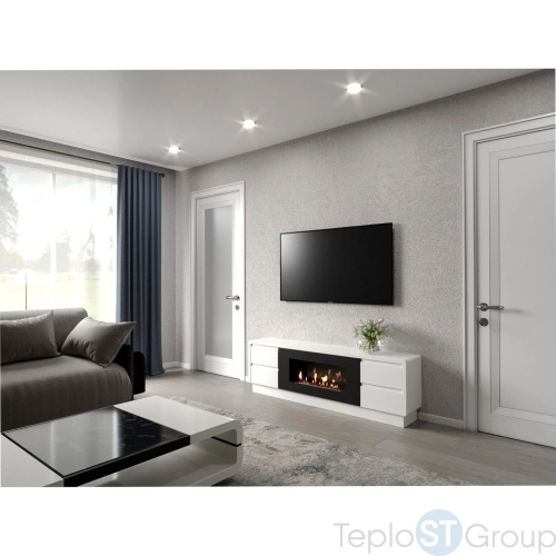 Тумба с биокамином Firelight BFP/P-1700 lux белая - купить оптом с доставкой по России фото 9