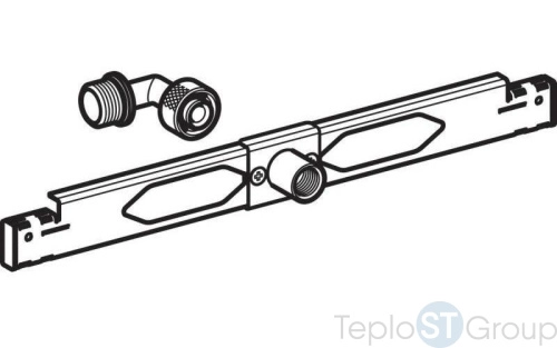 Планка подвода воды для писсуара Geberit 242.042.00.1 - купить с доставкой по России фото 2
