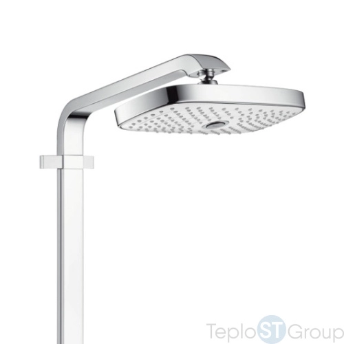 Душевая система Hansgrohe Raindance Select E 300 2jet Showerpipe 27126400 белый/хром - купить с доставкой по России фото 2