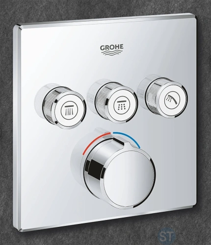 Смеситель для душа Grohe Grohtherm SmartControl 29149000 - купить оптом у дилера TeploSTGroup по всей России ✅ ☎ 8 (800) 600-96-13 фото 2