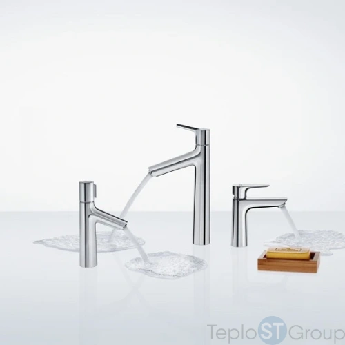 Смеситель для раковины Hansgrohe Talis S 190 72032000 без донного клапана - купить оптом у дилера TeploSTGroup по всей России ✅ ☎ 8 (800) 600-96-13 фото 4