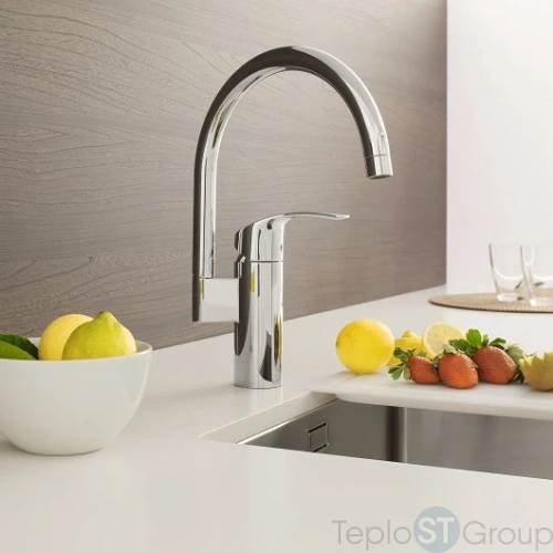 Смеситель для кухни GROHE Eurosmart 2021 33202003 хром - купить оптом у дилера TeploSTGroup по всей России ✅ ☎ 8 (800) 600-96-13 фото 6