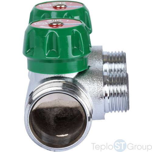 Stout SMB-6850-011202 коллектор регулирующий 1 , 2 отвода 1/2 - купить оптом с доставкой по России фото 3