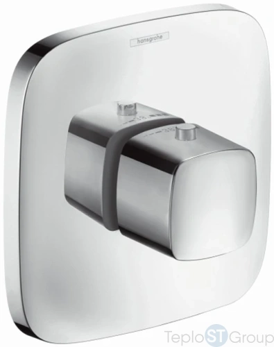 Термостат Hansgrohe PuraVida Highflow хром 15772000 - купить оптом у дилера TeploSTGroup по всей России ✅ ☎ 8 (800) 600-96-13