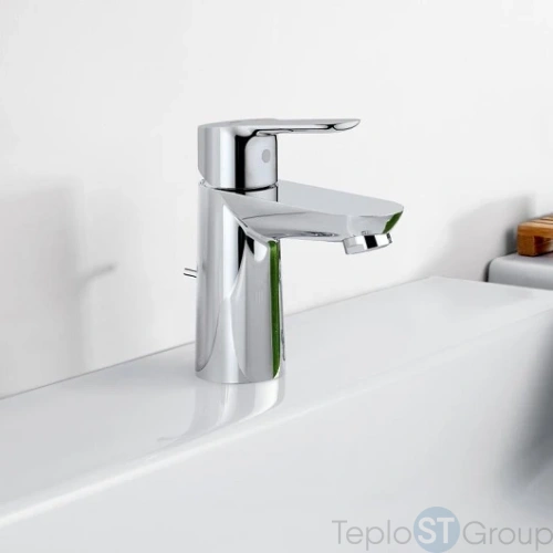 Смеситель для раковины Grohe BauEdge 23328000 - купить оптом у дилера TeploSTGroup по всей России ✅ ☎ 8 (800) 600-96-13 фото 2