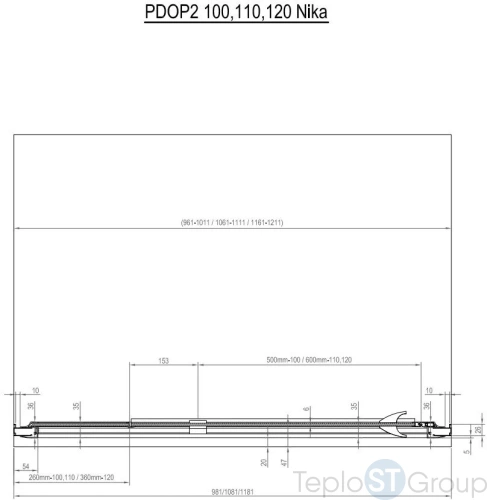 Душевая дверь Ravak Pivot 100x190 03GA0100Z1 - купить с доставкой по России фото 5