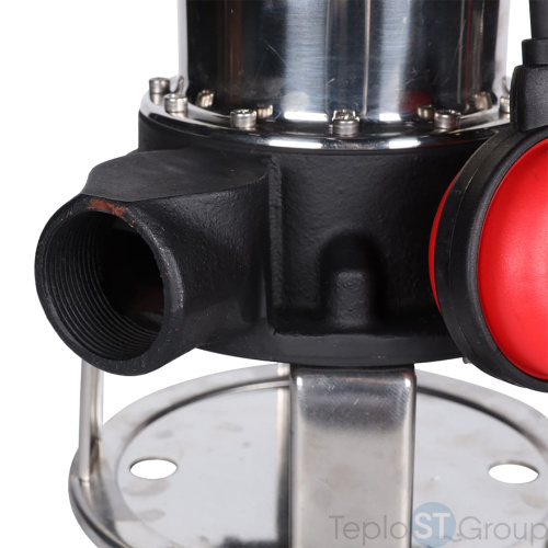 Stout SPD-0004-211100 Насос дренажный с режущим механизмом, с полавком, корпус-чугун, кабель 10 м, 230V, Q=150 л/мин, H=14,5 - купить с доставкой по России фото 6