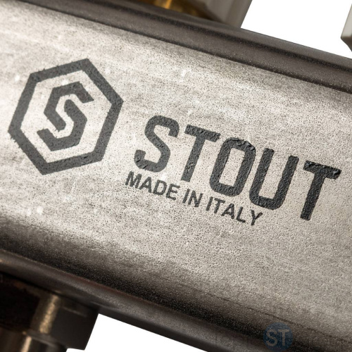 Stout Коллектор из нержавеющей стали без расходомеров 10 вых. - купить с доставкой по России фото 2