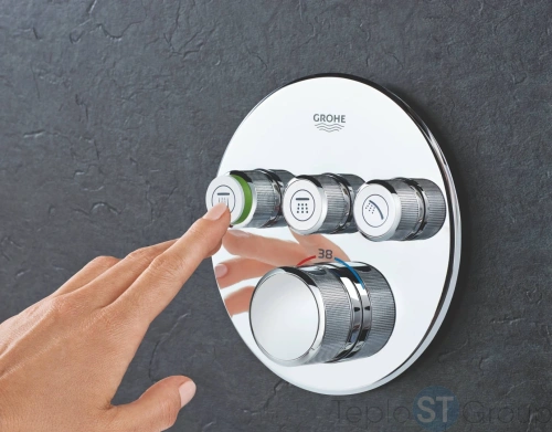 Термостат для душа Grohe Grohtherm SmartControl 29121000 - купить с доставкой по России фото 7