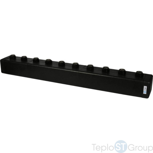 Stout SDG-0016 Стальной распределительный коллектор 6 отопительных контуров. В теплоизоляции DN 25 - купить с доставкой по России