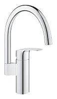 Смеситель для кухни GROHE Eurosmart 2021 33202003 хром - купить оптом у дилера TeploSTGroup по всей России ✅ ☎ 8 (800) 600-96-13