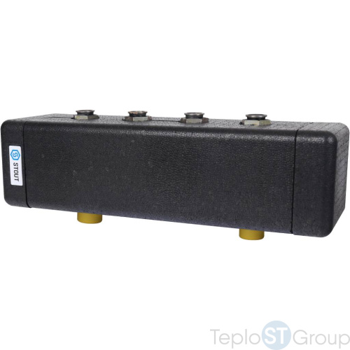 Stout SDG-0018 Стальной распределительный коллектор 2 отопительных контура с гидравлическим разделителем DN 20 - купить оптом с доставкой по России