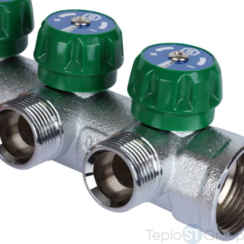 Stout SMB-6850-013404 коллектор регулирующий 1 , 4 отвода 3/4 ЕК - купить оптом с доставкой по России фото 7